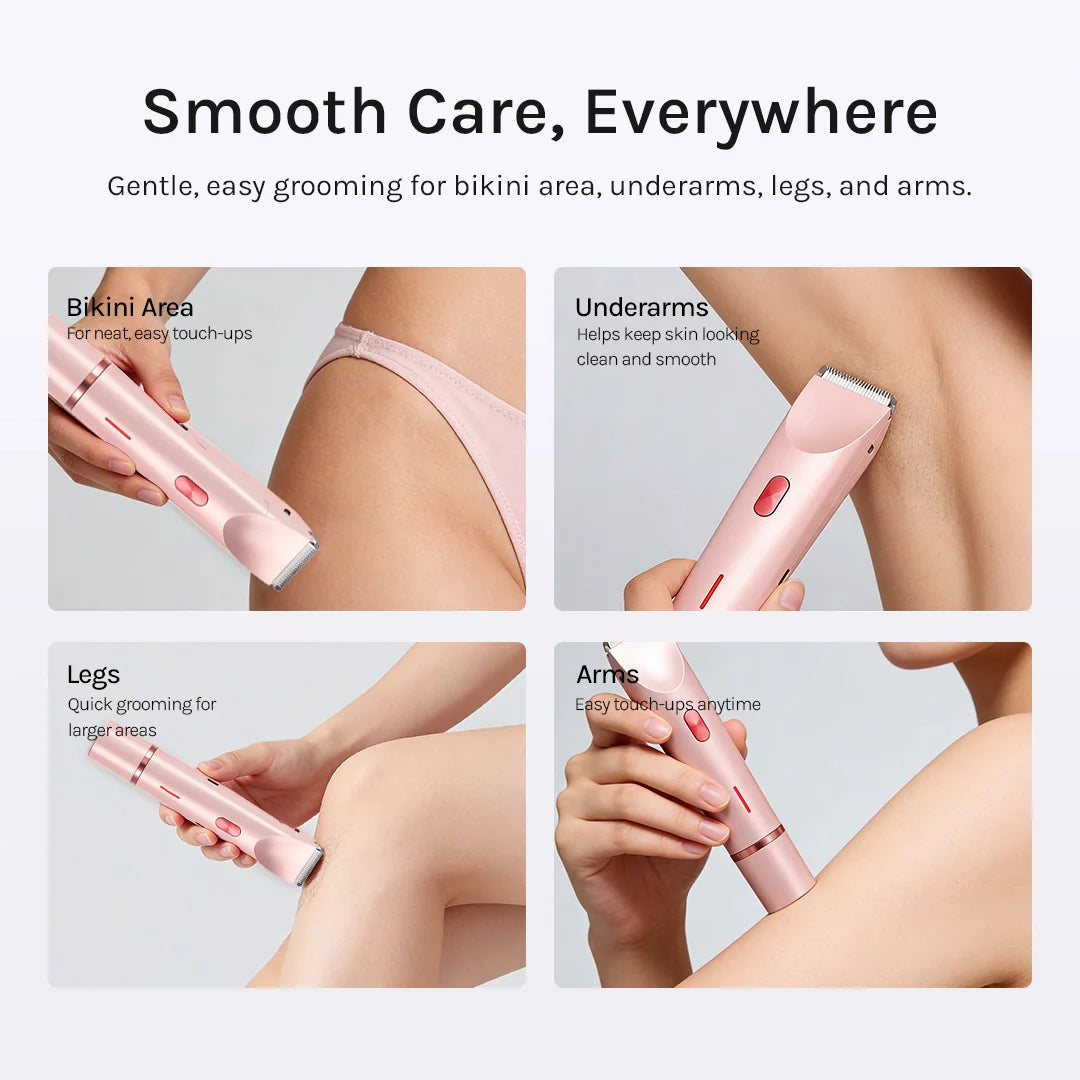 2 in 1 painless hair trimmer