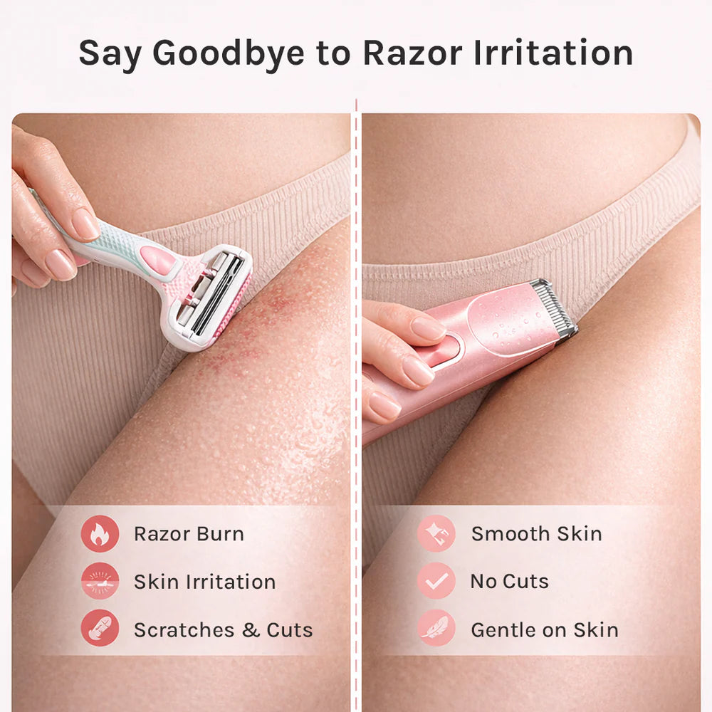 2 in 1 painless hair trimmer