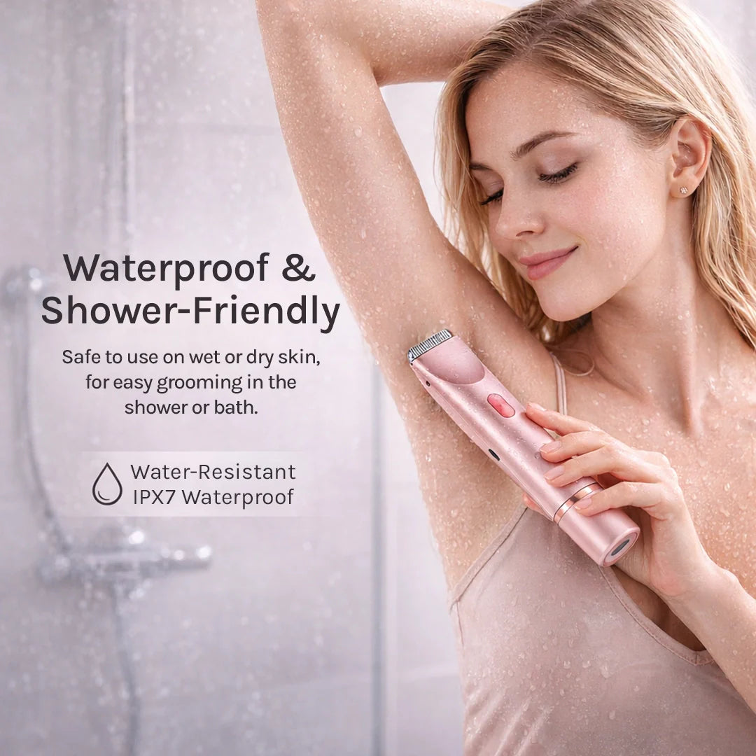 2 in 1 painless hair trimmer