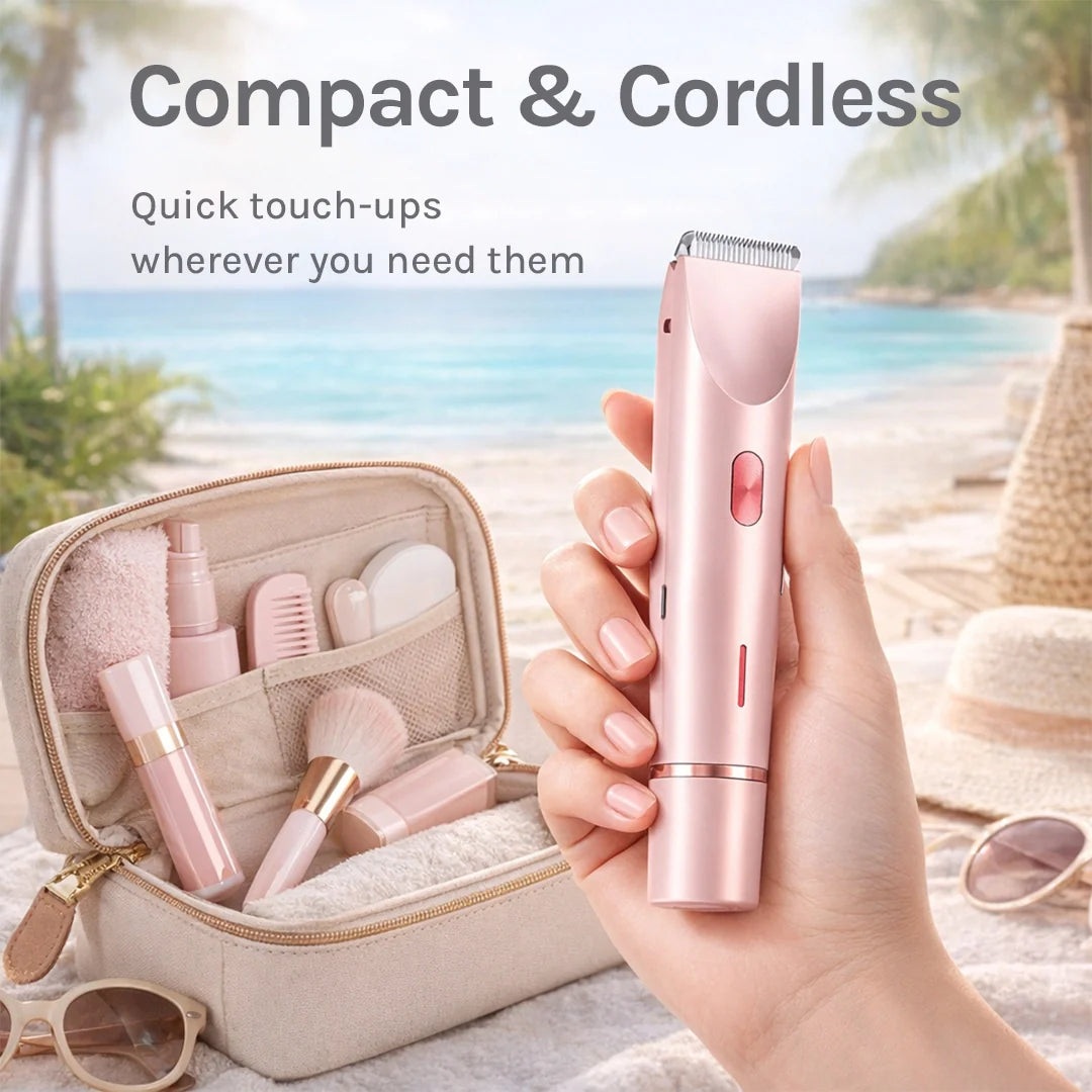 2 in 1 painless hair trimmer