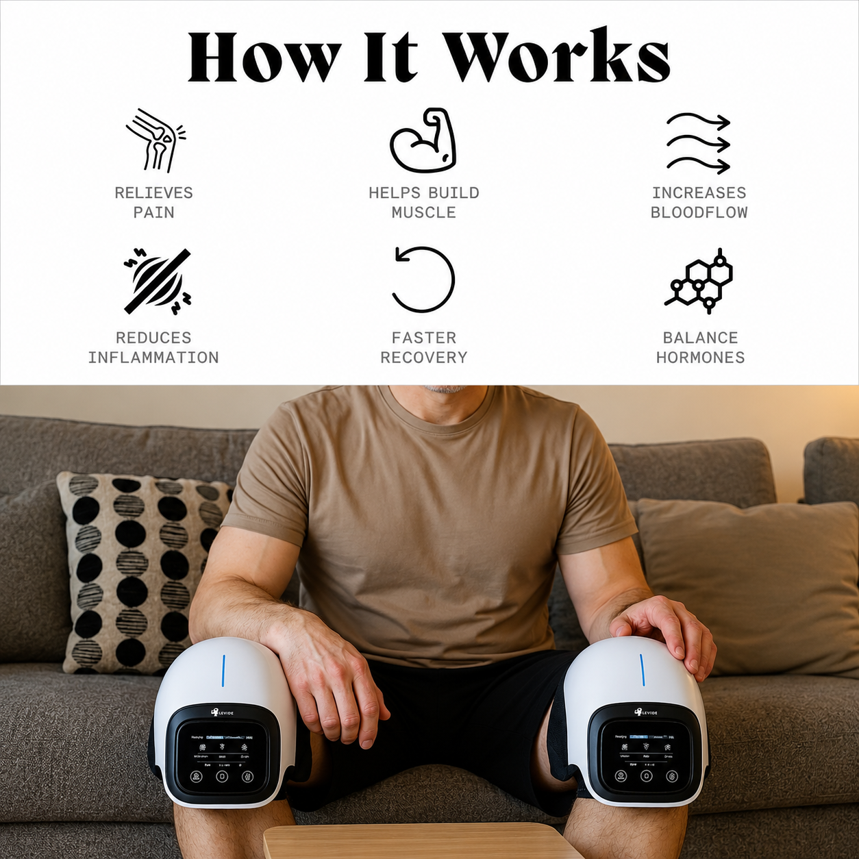 4 in 1 Knee Therapy Device