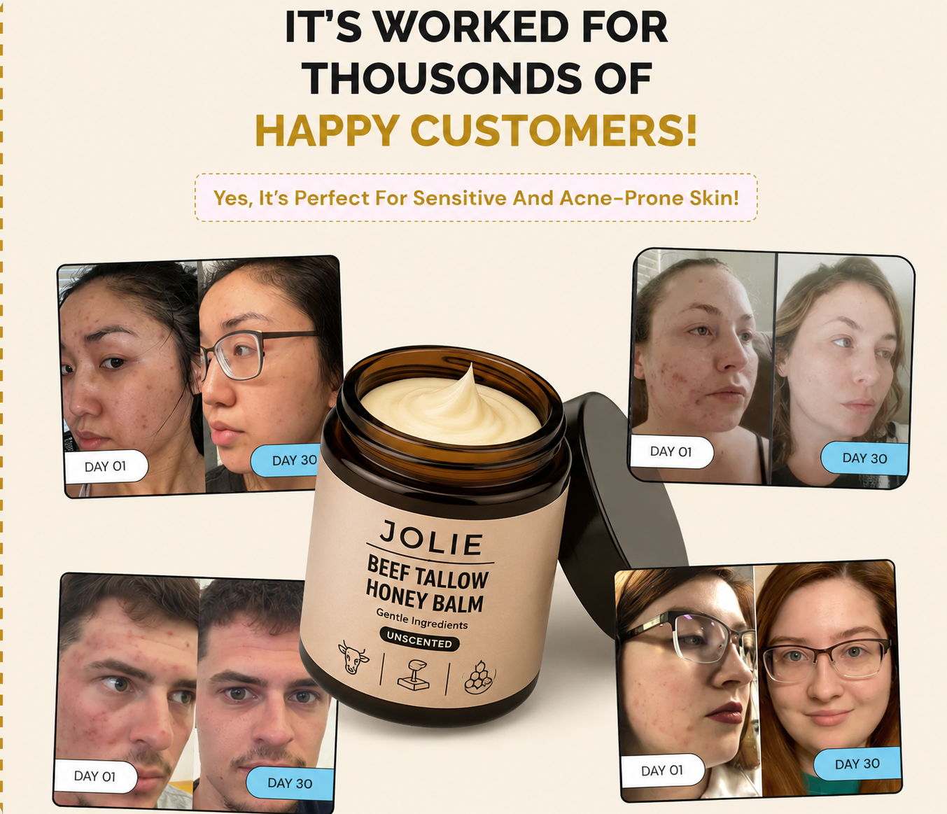 Organic Beef Tallow Honey Balm™