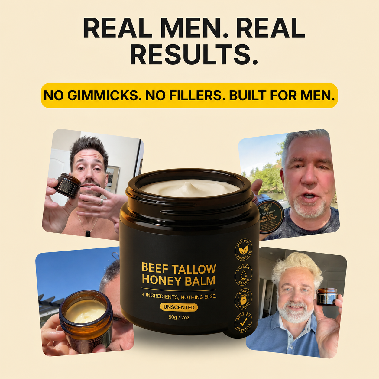 Beef Tallow Honey Balm™